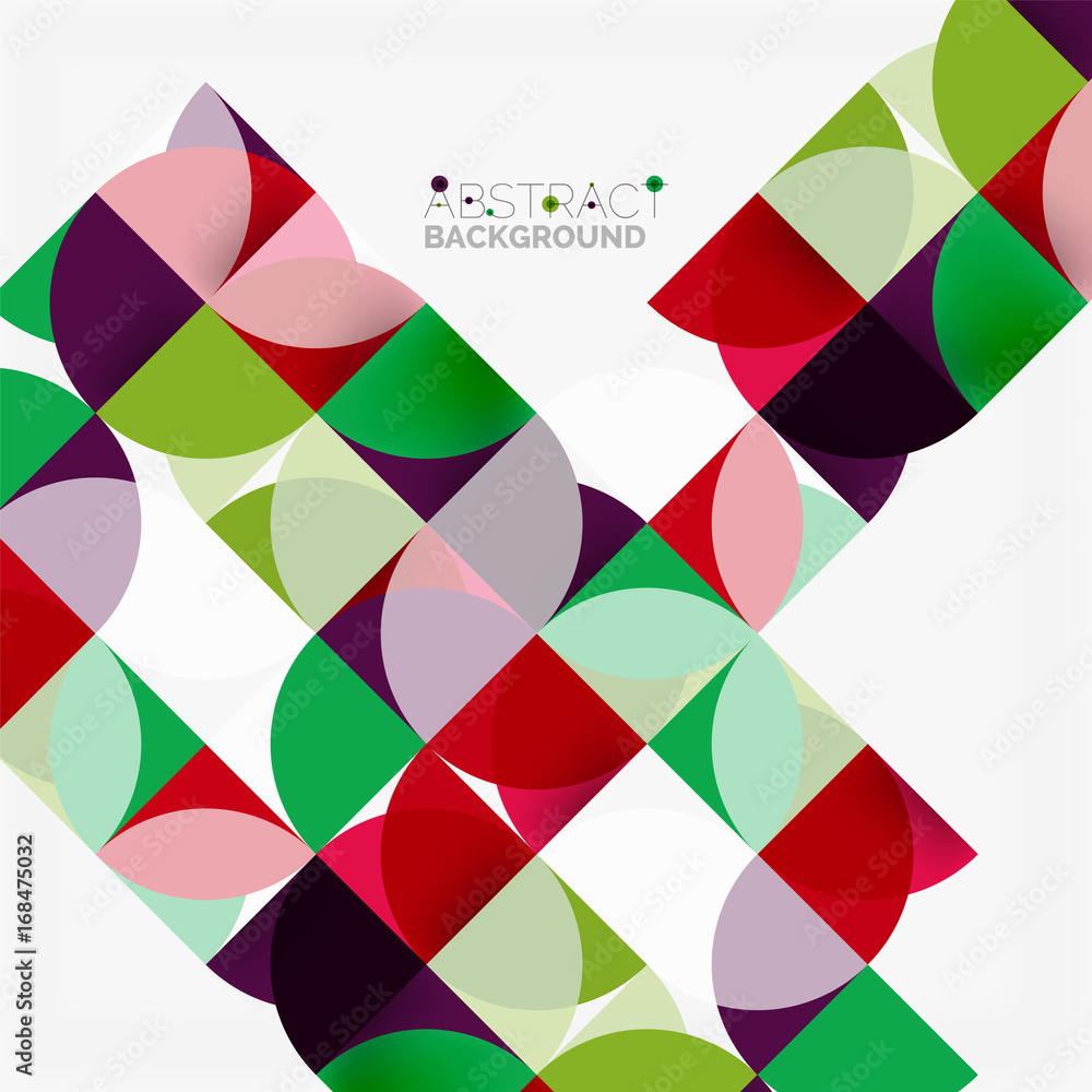 Modern geometrical abstract background circles Modern geometrical abstract background circles