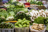 Green vegetables in Chinese market