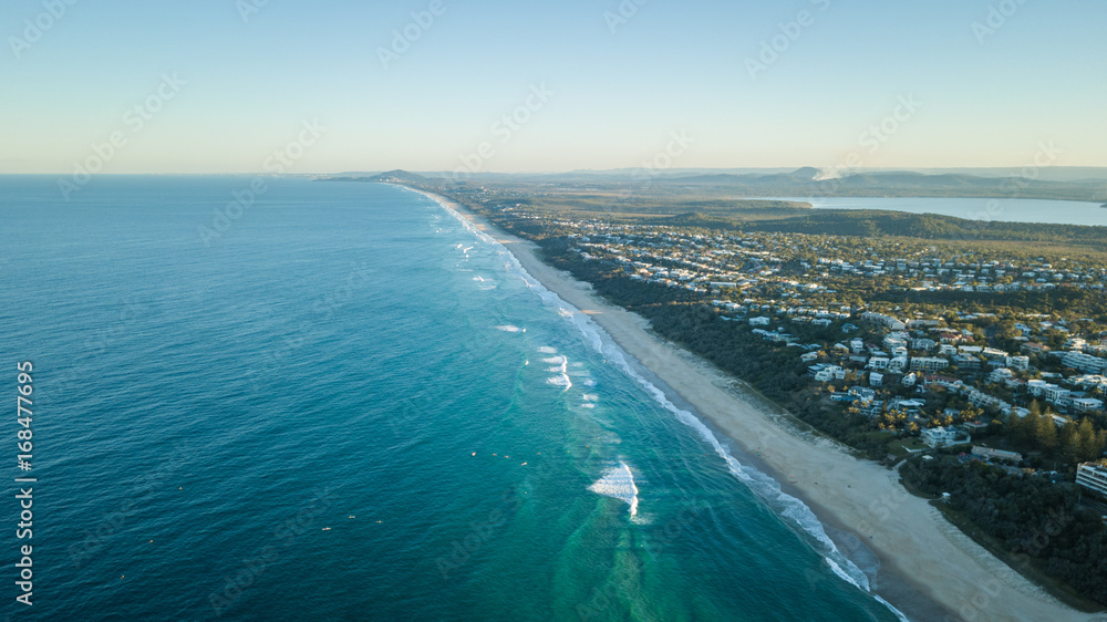 Sunshine beach from above Sunshine beach from above