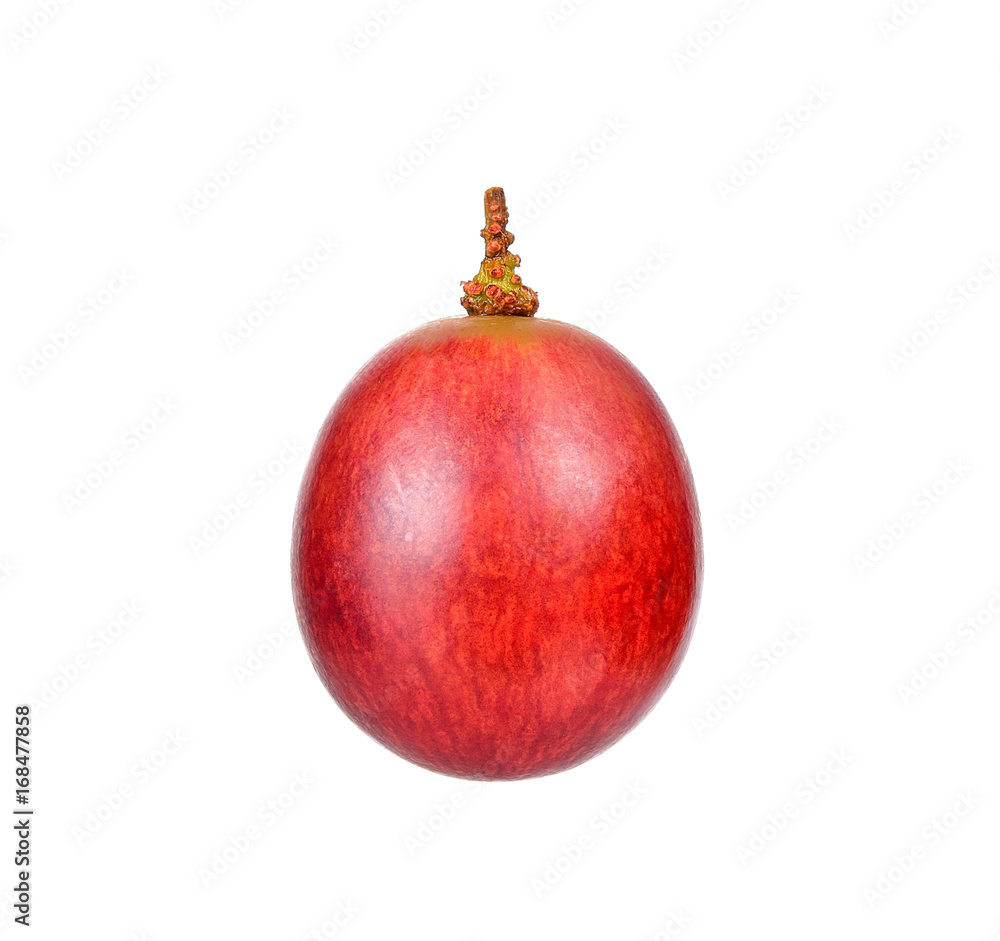Red grape isolated on the white background Red grape isolated on the white background