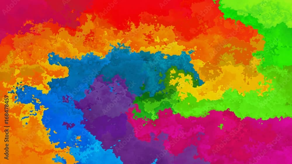 abstract animated stained background seamless loop video - rainbow spectrum full colors
abstract animated stained background seamless loop video - rainbow spectrum full colors