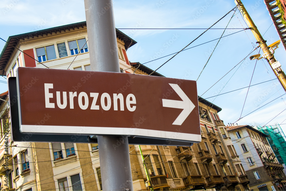 Obraz premium Schild 223 - Eurozone