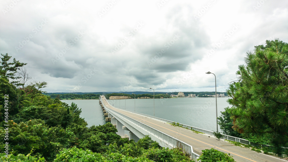 Obraz premium 能登島大橋