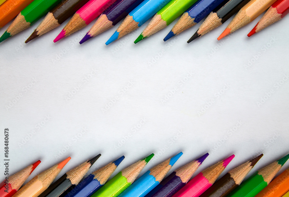 Coloured pencils. Coloured pencils.