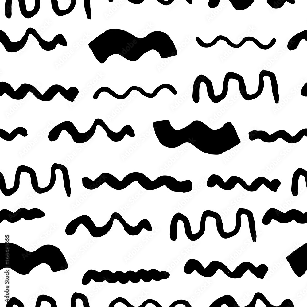 Simple stylish seamless hand-made pattern Simple stylish seamless hand-made pattern