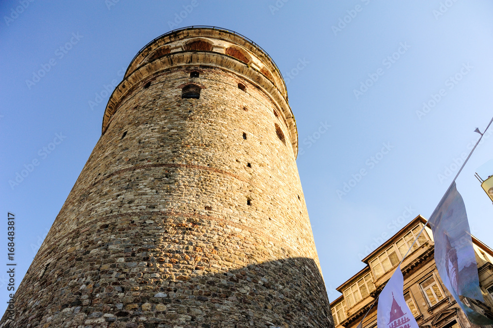 Galata tower in Istanbul,Turkey.