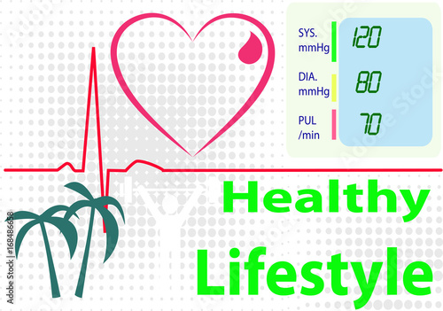 picture promoting a healthy lifestyle.