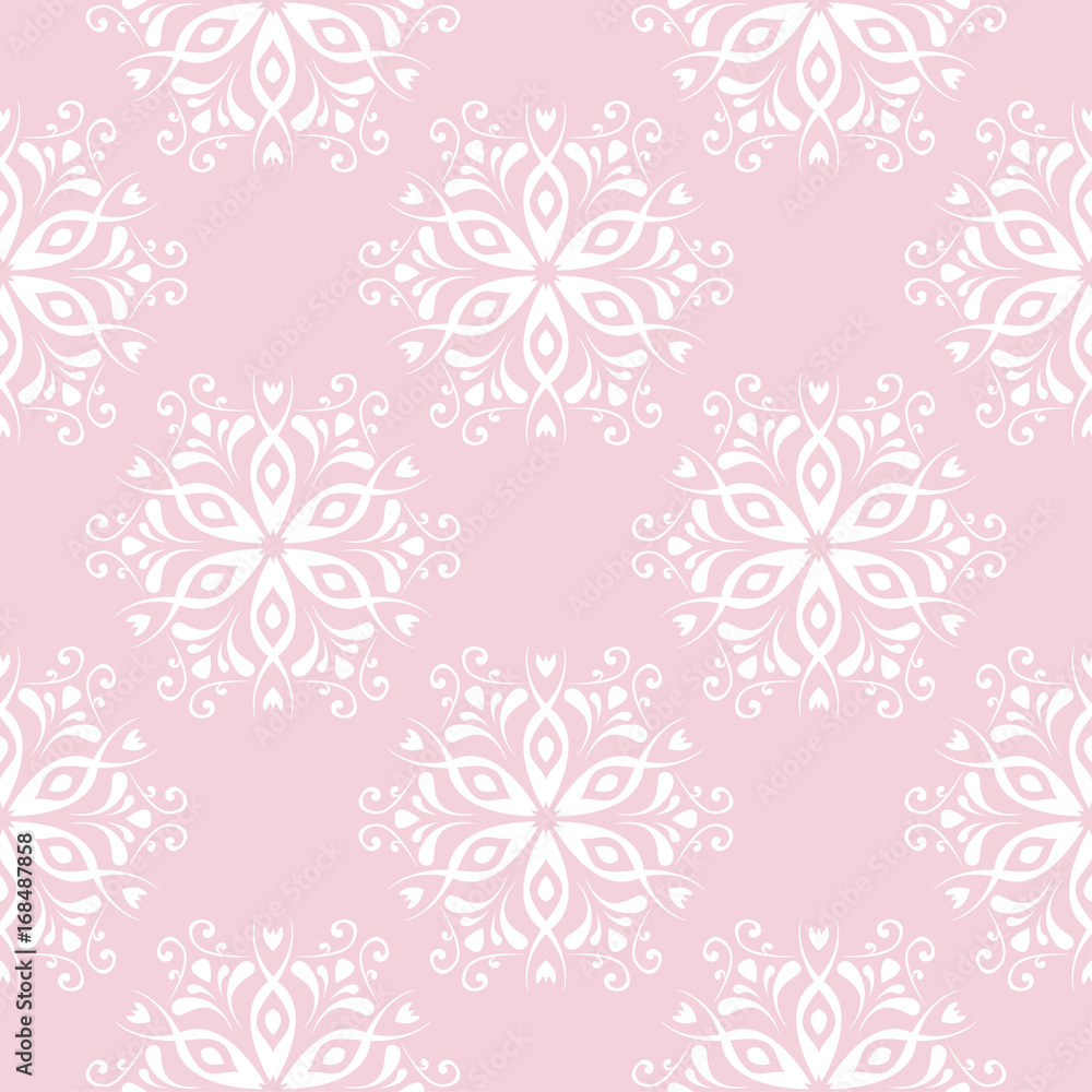 Floral seamless pattern. Soft pink background Floral seamless pattern. Soft pink background