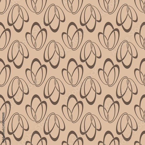 Brown geometric seamless background