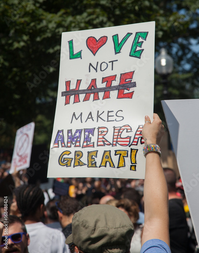 Love not hate makes America great