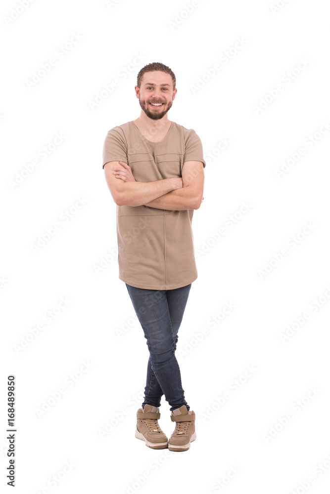 Fototapeta premium Smiling young man