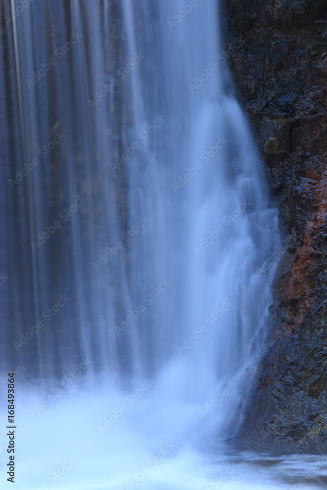 Ausschnitt eines Wasserfalls Ausschnitt eines Wasserfalls