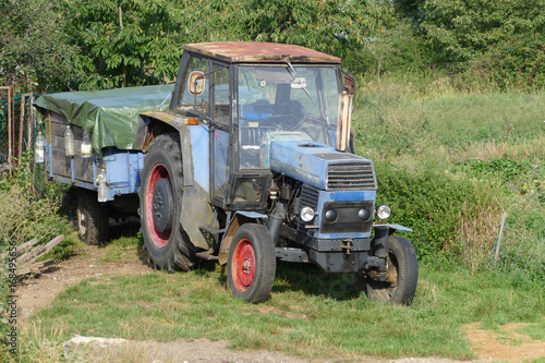 vintage old tractor