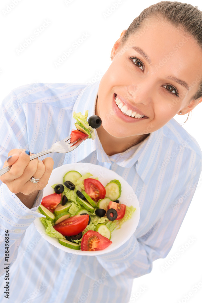 A beautiful girl eating healthy food. Beautiful girl A beautiful girl eating healthy food. Beautiful girl