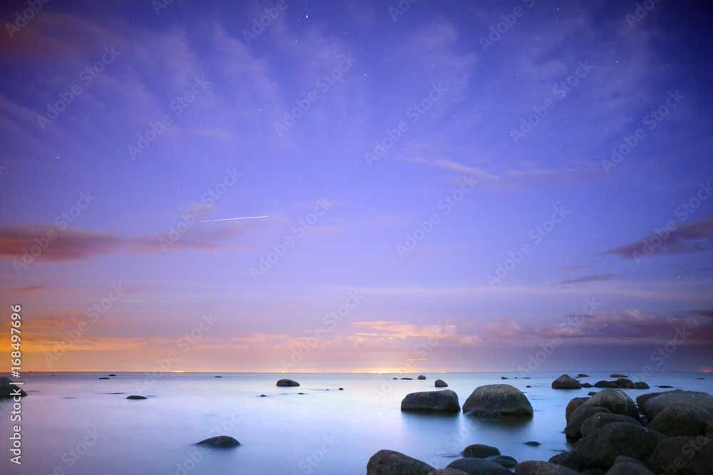 Obraz premium Seashore with stones