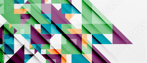 Triangle pattern design background