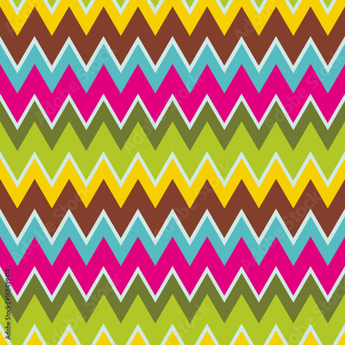 Abstract geometric seamless pattern. Aztec style with triangle and line tribal Navajo pattern. pink purple green yellow brown beige geometric print, ethnic hipster backdrop. Vector