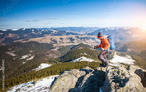 Climber on top.