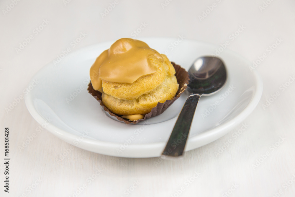 Sicilian pastry on white circular dish Sicilian pastry on white circular dish