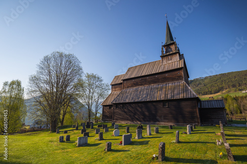 Kaupanger Stave Church in Kaupanger, Sogndal, Sogn og Fjordane, Norway