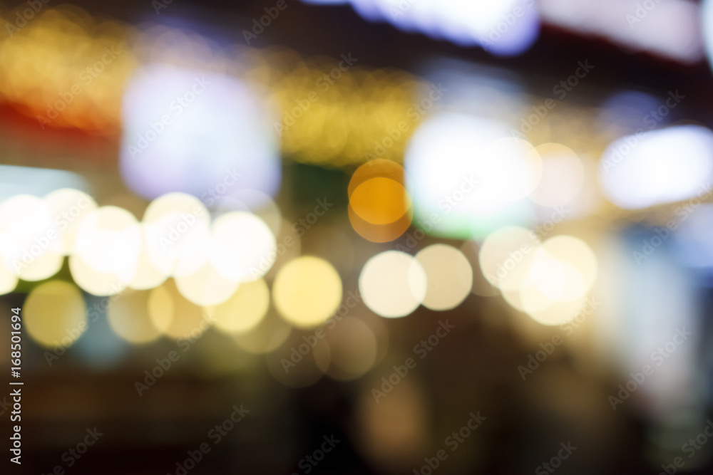 City night light bokeh and light blurred background City night light bokeh and light blurred background