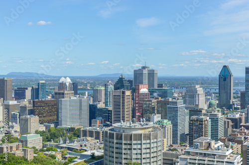 Montreal Skyline in summer, Canada © bakerjarvis