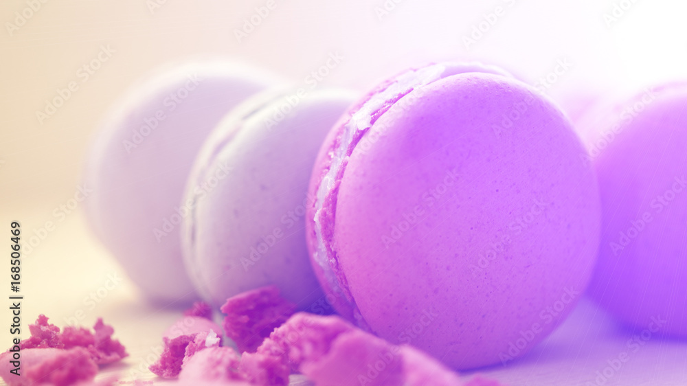 Macaroon. The bright colored rolls, cookies. The background substrate. Macaroon. The bright colored rolls, cookies. The background substrate.