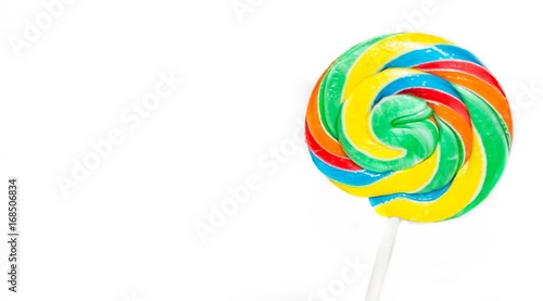 Lollipop on a white background