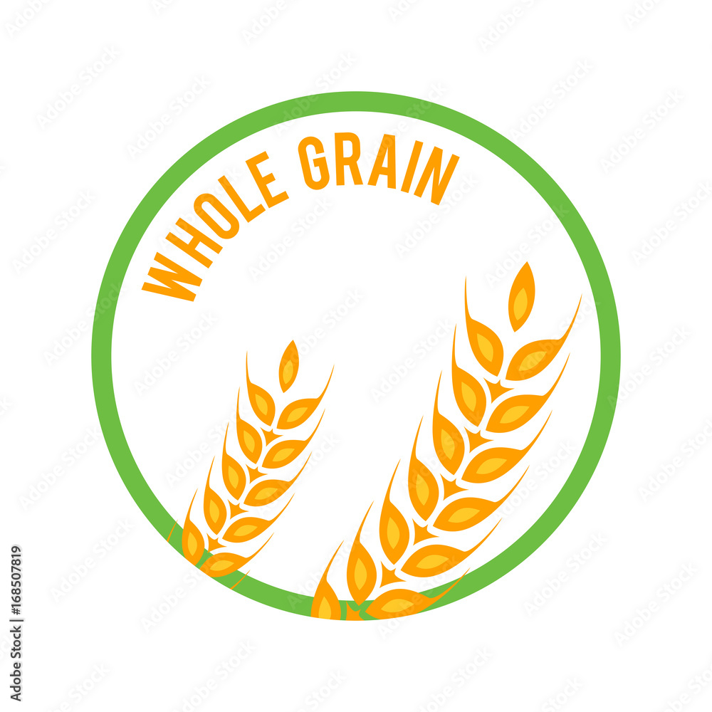 Whole grain logo template vector icon design Whole grain logo template vector icon design