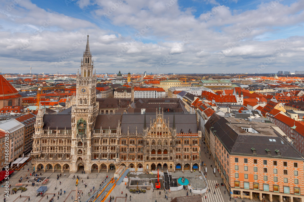 Fototapeta premium Munich. New Town Hall.
