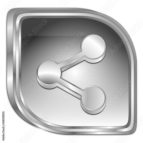 Share Button - 3D illustration