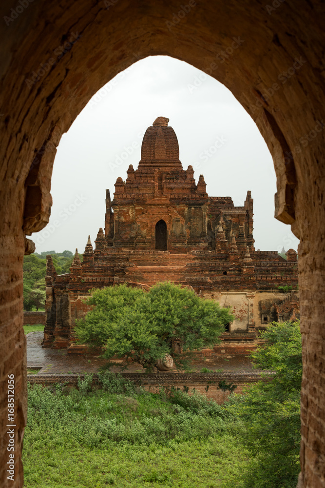 The Buddhist temple at South Guni - part of the World Heritage Site at Bagan, Myanmar