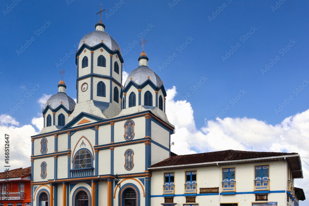 Obraz premium Colombia Filandia church