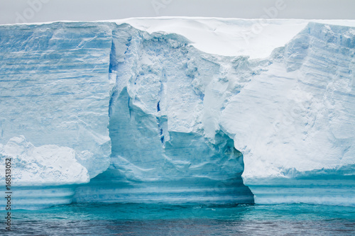 Antarctica - Antarctic Peninsula - Tabular Iceberg in Bransfield Strait