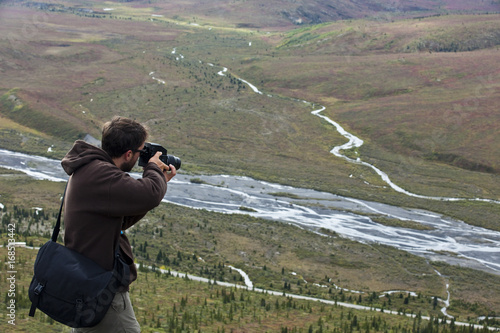 Photographer in Alaska 