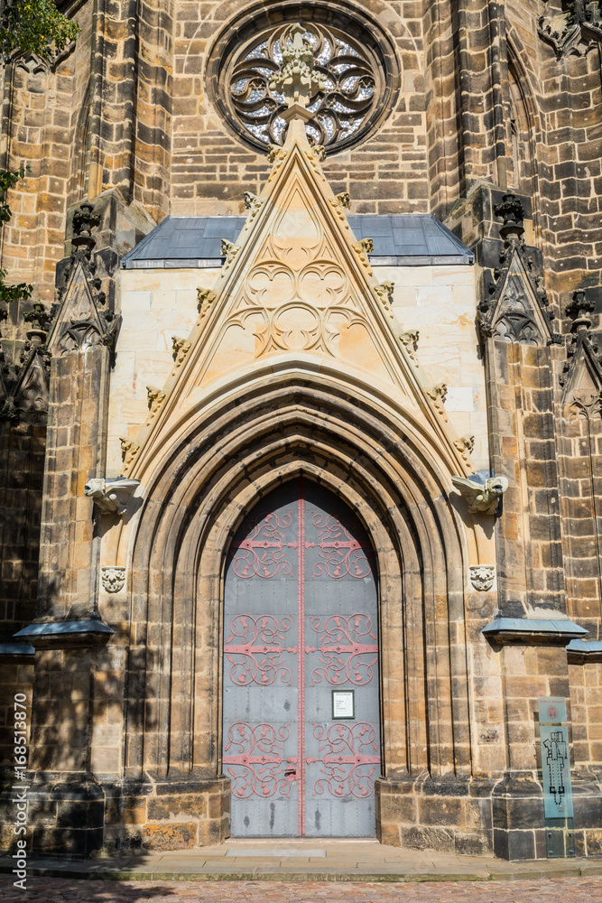 Meißner Dom mit gotischem Westportal