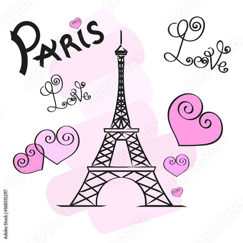 Paris vector illustration