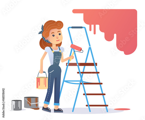 woman painter