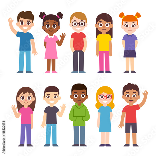 Cartoon shildren set
