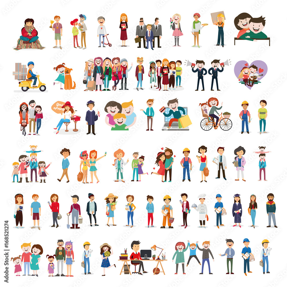set of happy family, people, with their suitcases family, dinner ,mom reads a story to children, large, Muslim, fashion illustration, stylish teenagers, friendship , vector set of happy family, people, with their suitcases family, dinner ,mom reads a story to children, large, Muslim, fashion illustration, stylish teenagers, friendship , vector