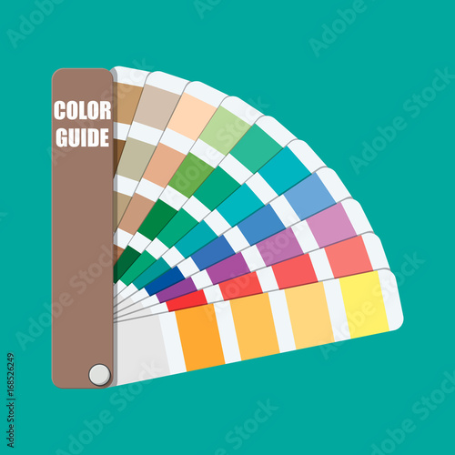 Color swatch. Color palette guide.