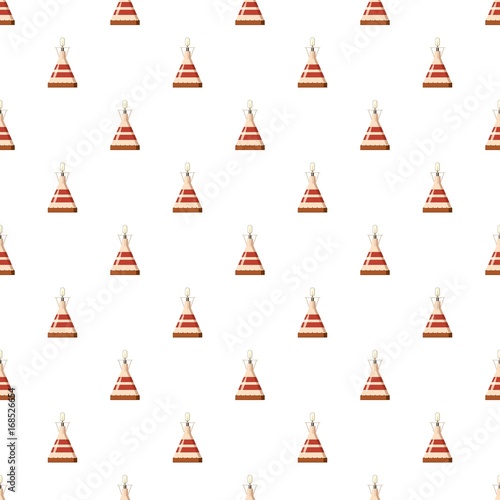 Portable gas burner pattern