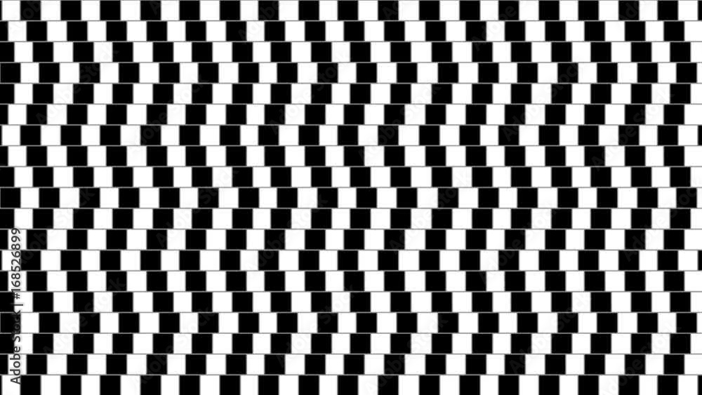Abstract optical illusion twisted geometric shape Abstract optical illusion twisted geometric shape