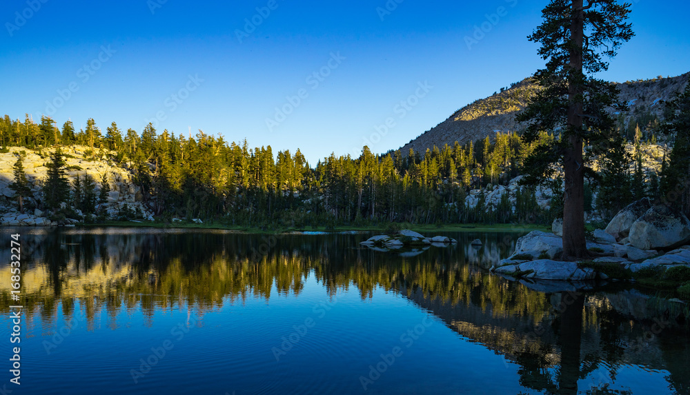 Reflective Lake in the Sierras