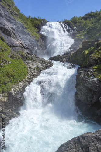 Norway. The Kjosfossen Waterfall