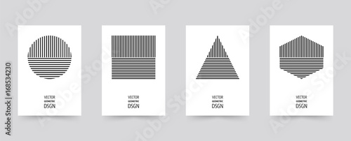 Brochure cover template set