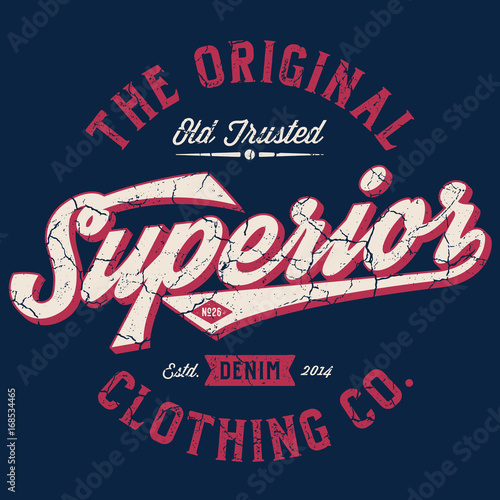 The Original Superior Clothing Co. - Tee Design For Print 