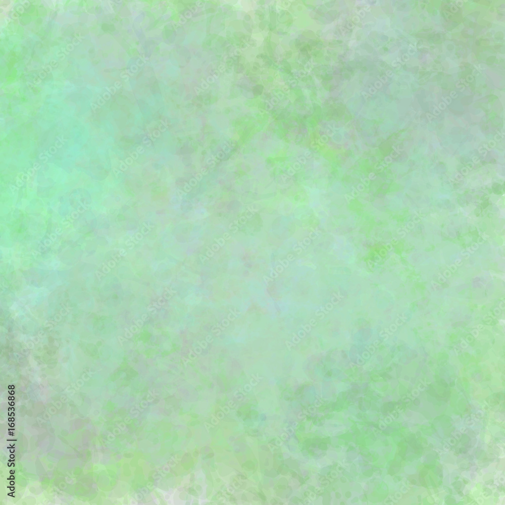Watercolor abstract texture. Digitali manipulated. Abstract green background. 