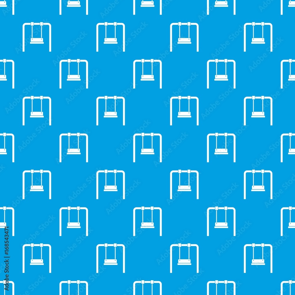 Swing pattern seamless blue