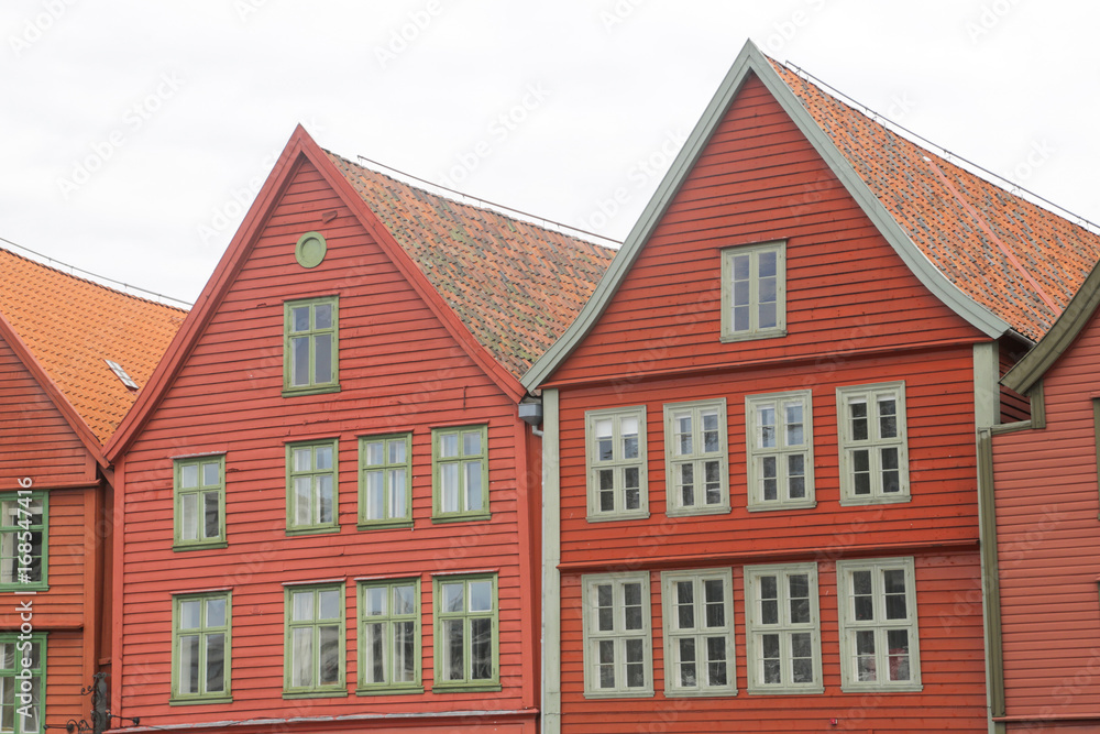 Bryggen street Bergen